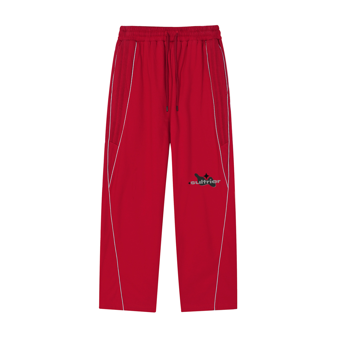 Reflective Striped Sweatpants
