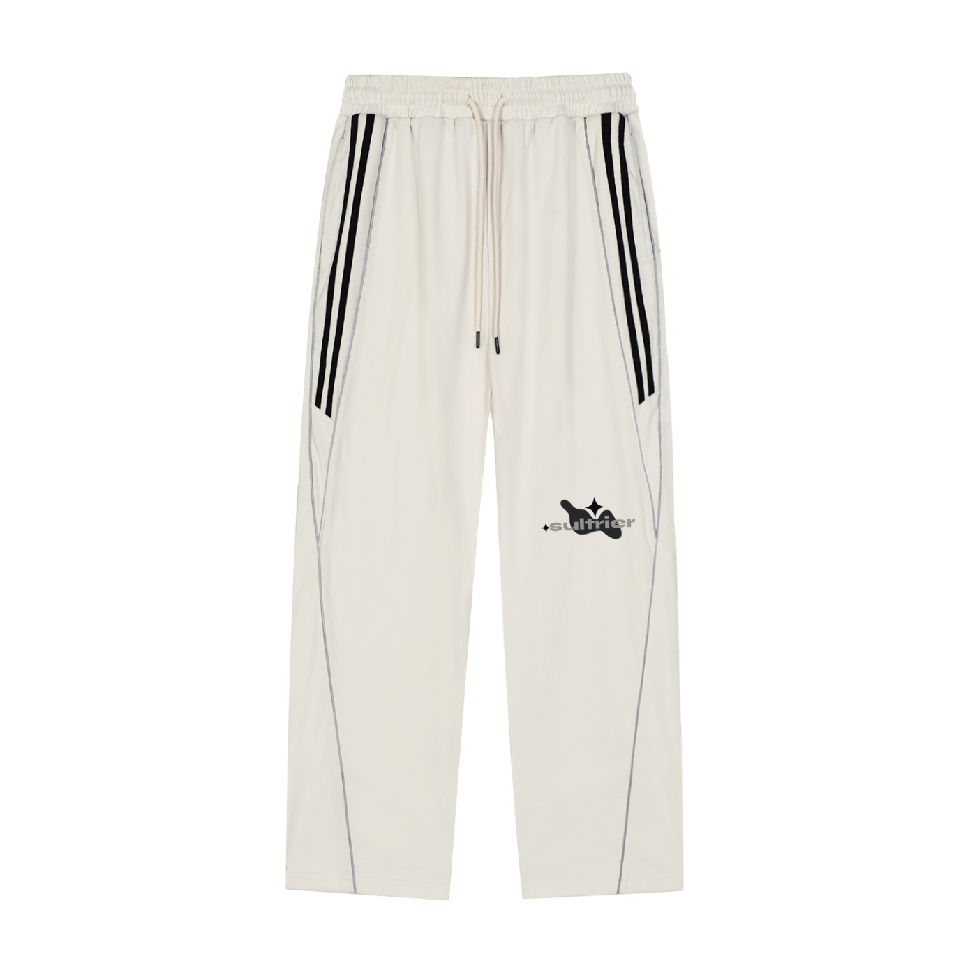 Reflective Striped Sweatpants