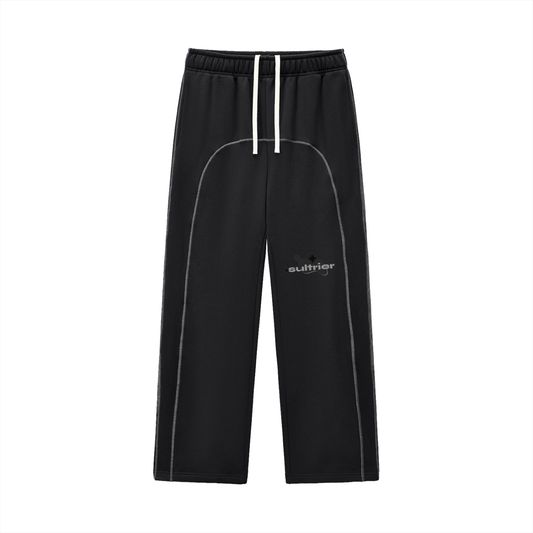 Contrast-Stitched Sweatpants